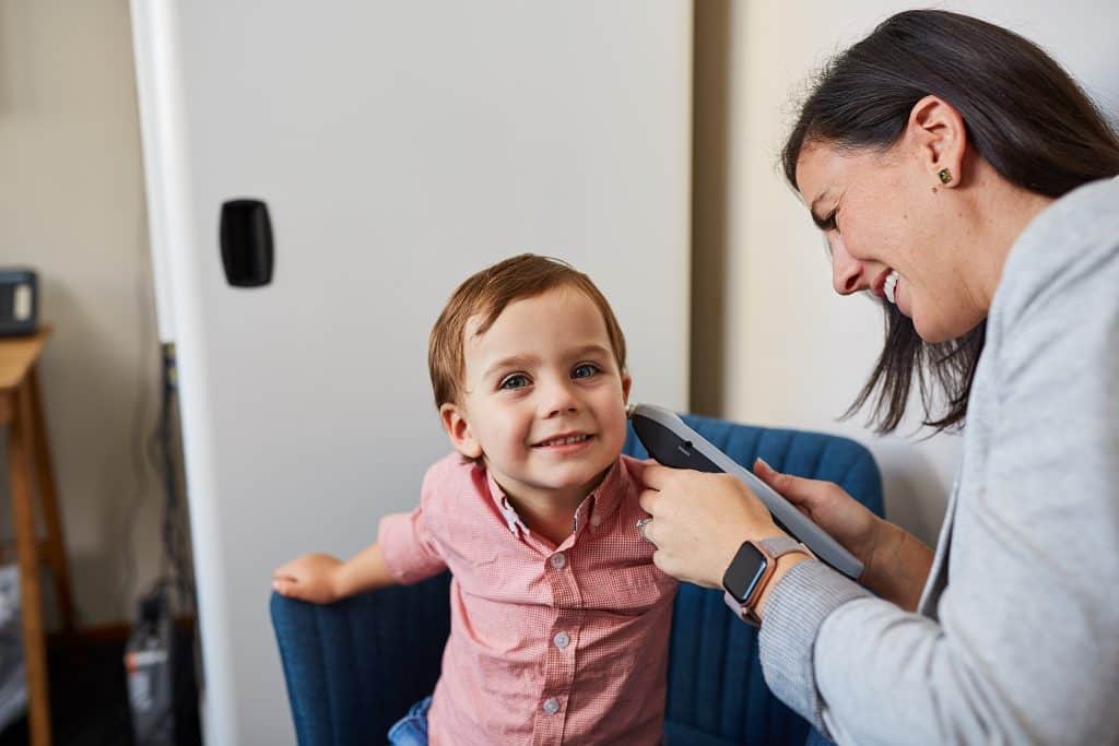 Hearing test for children at Hearlix