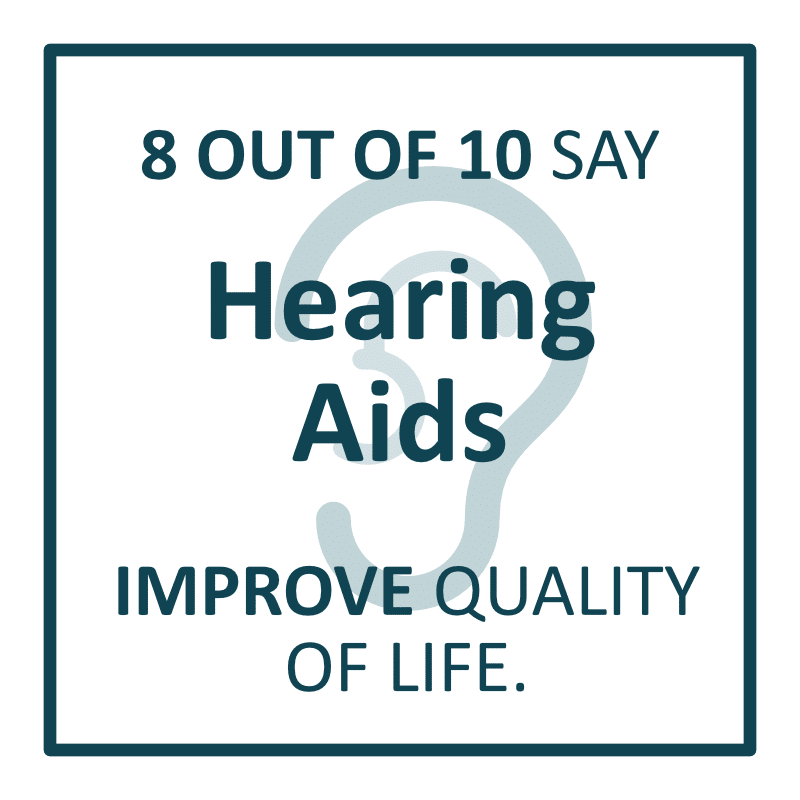 Hearing aids improve quality of life