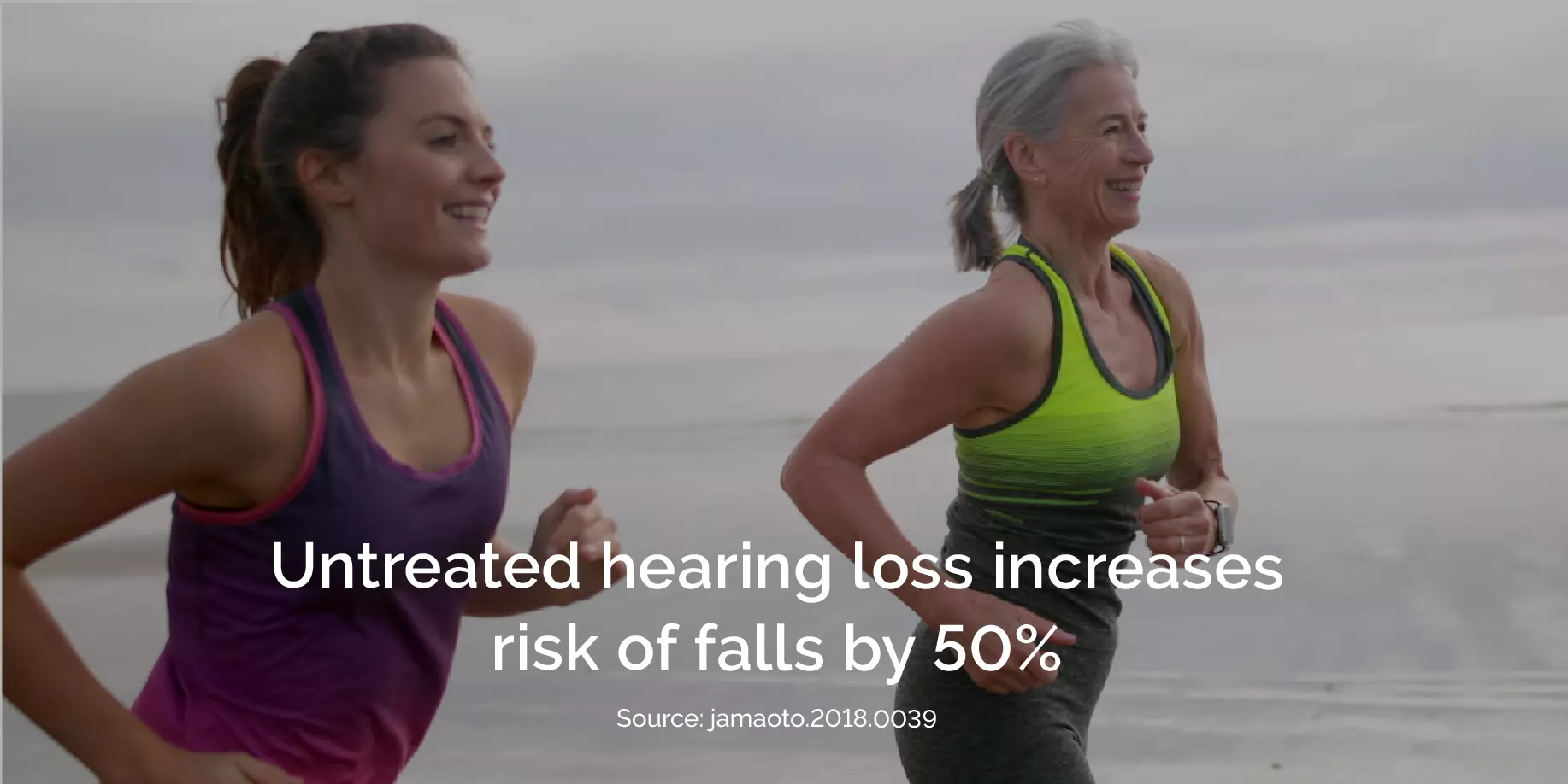 Hearing loss risks falls