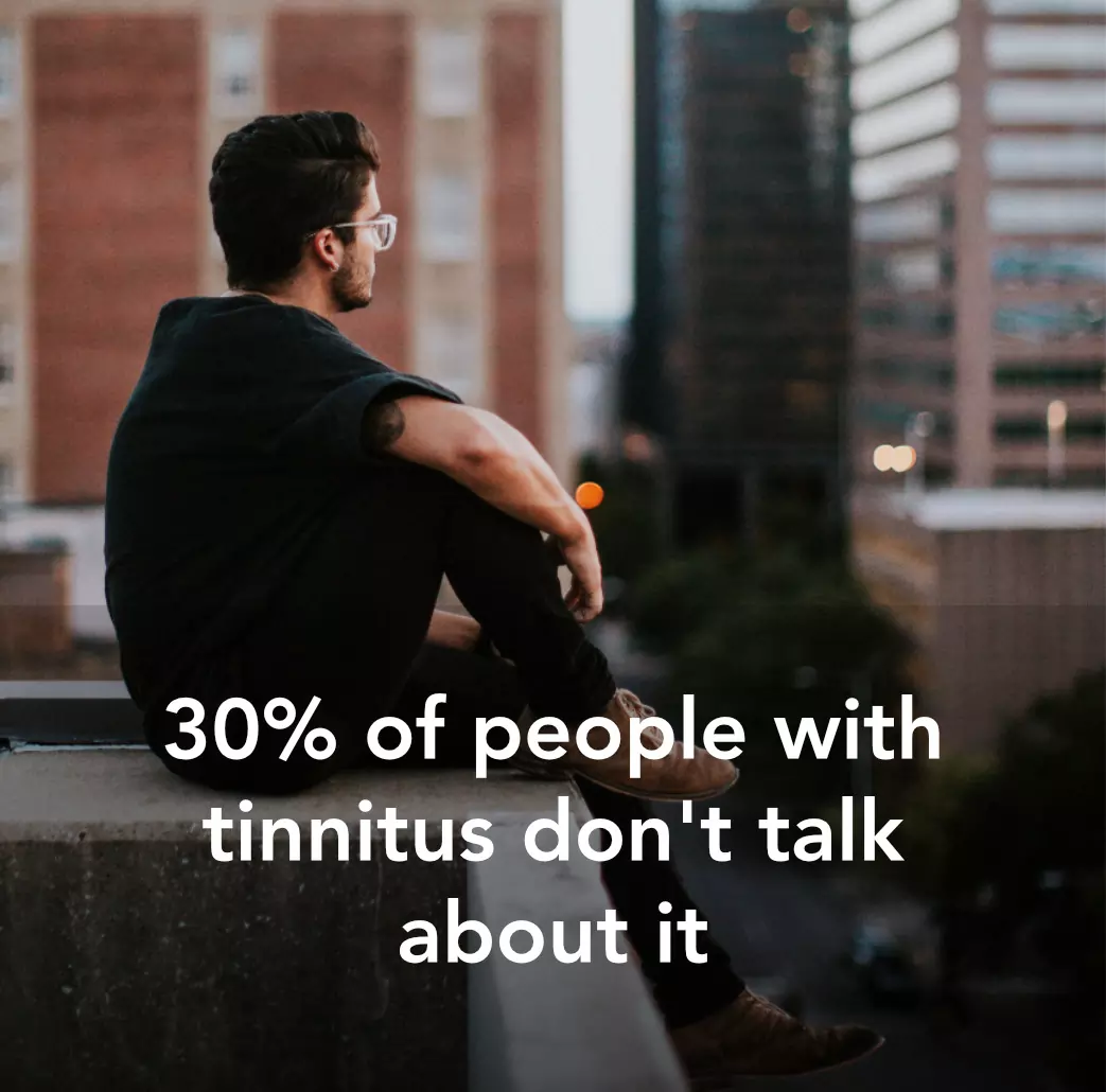 Tinnitus sufferers dont talk - image credit hannah-busing
