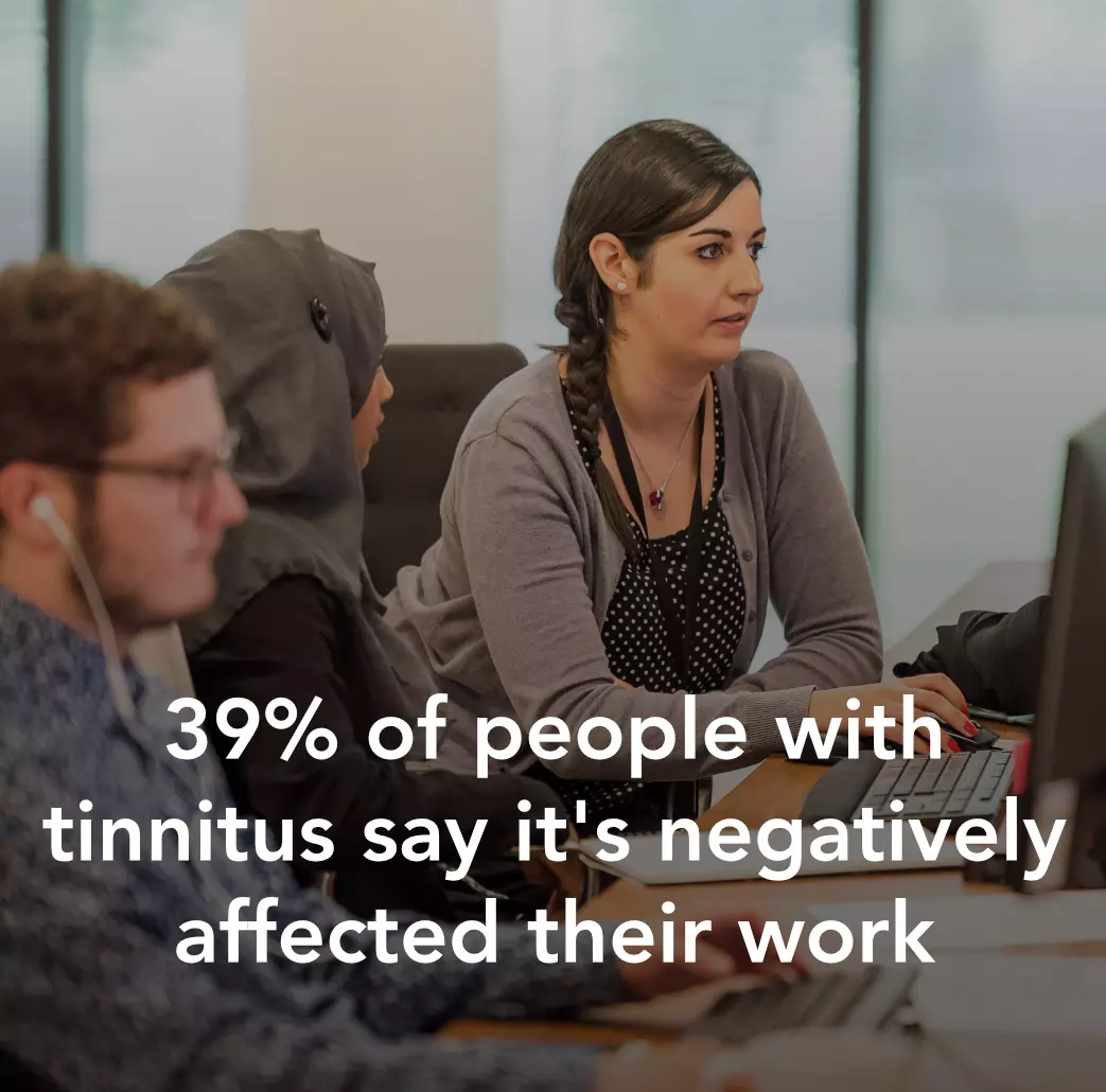 tinnitus affects work - image credit arlington-research
